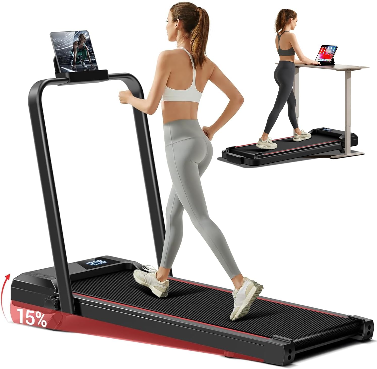 Tapis 3 en 1 - Course + Marche + Bureau