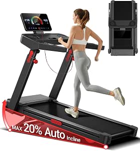 Lontek Cinta de correr plegable 14 km/h