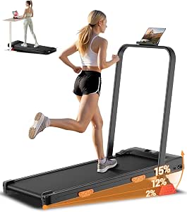Lontek Cinta de correr plegable 10 km/h con inclinación