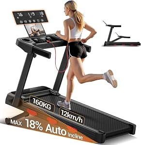 Lontek Cinta de correr plegable 12 km/h