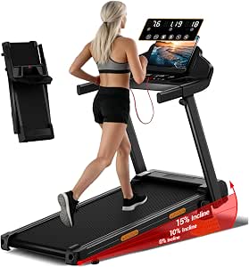 Lontek Tapis roulant pieghevole 12 km/h con inclinazione