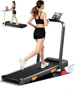 Lontek Tapis roulant pieghevole 10 km/h con inclinazione