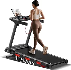 Lontek Tapis roulant pieghevole 12 km/h con inclinazione
