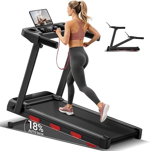 Lontek Tapis roulant 12 km/h con inclinazione